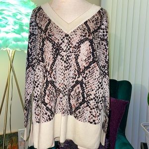 Lovely snake print sweater by River Island
